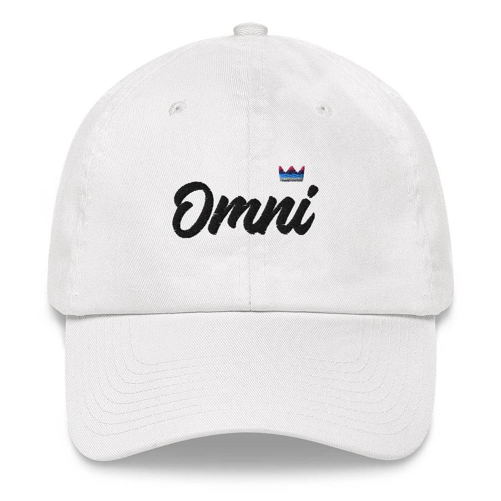 Omnisexual pride crown dad hat, view 9 — Rose Gold Co