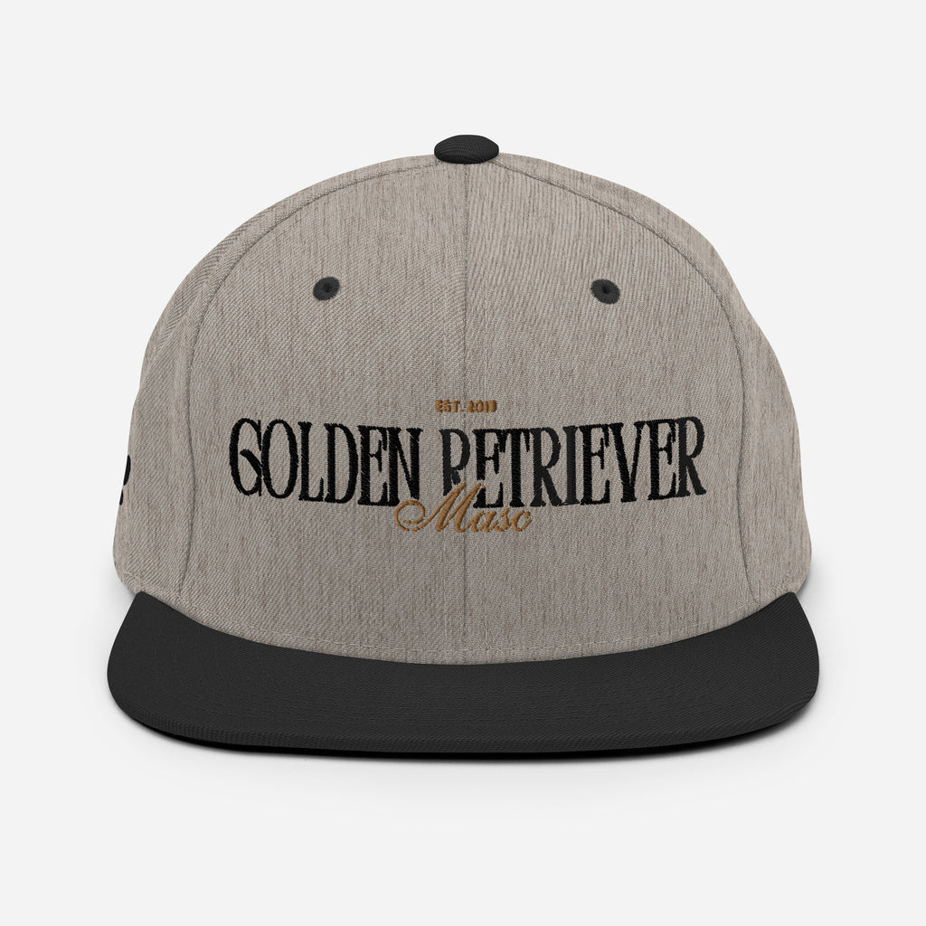 Golden Retriever Masc snapback hat, view 8 — Rose Gold Co
