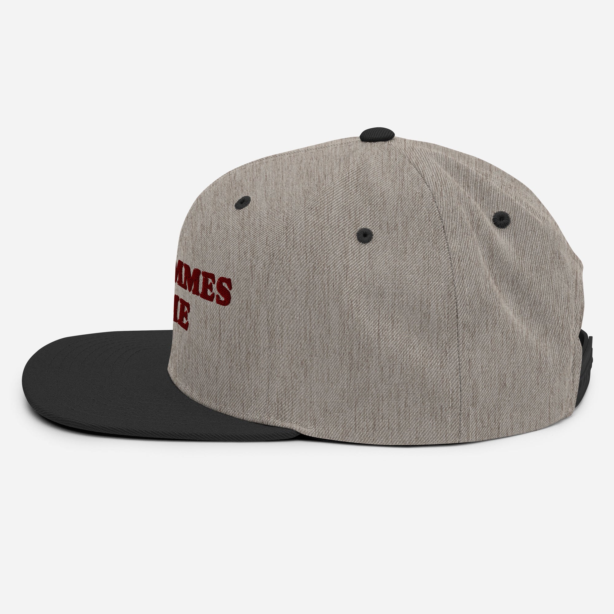I Let Femmes Top Me snapback hat, view 5 — Rose Gold Co