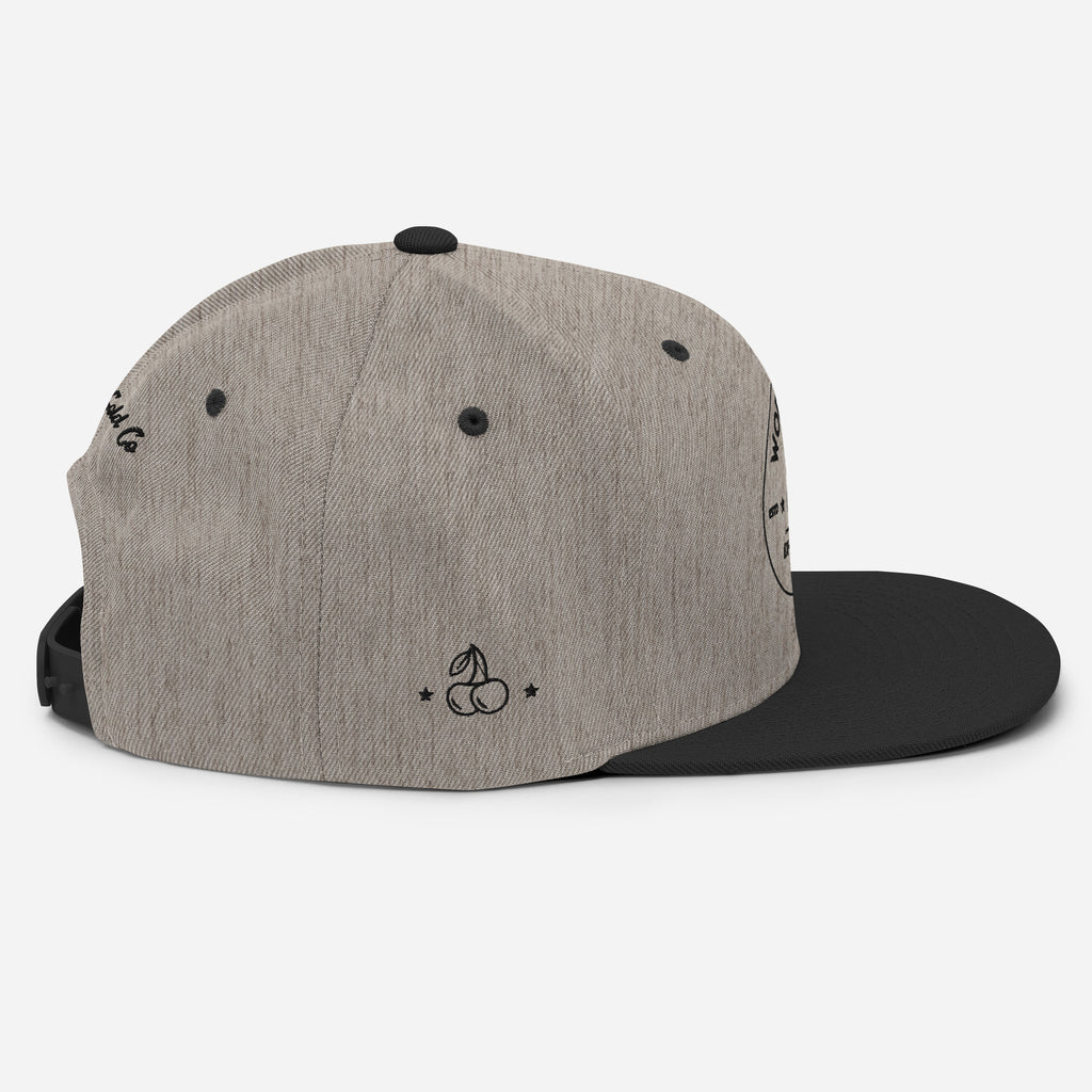 World's Best Ex-Girlfriend snapback hat, view 7 — Rose Gold Co