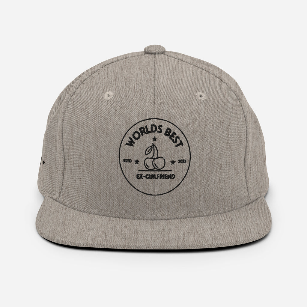 World's Best Ex-Girlfriend snapback hat, view 15 — Rose Gold Co