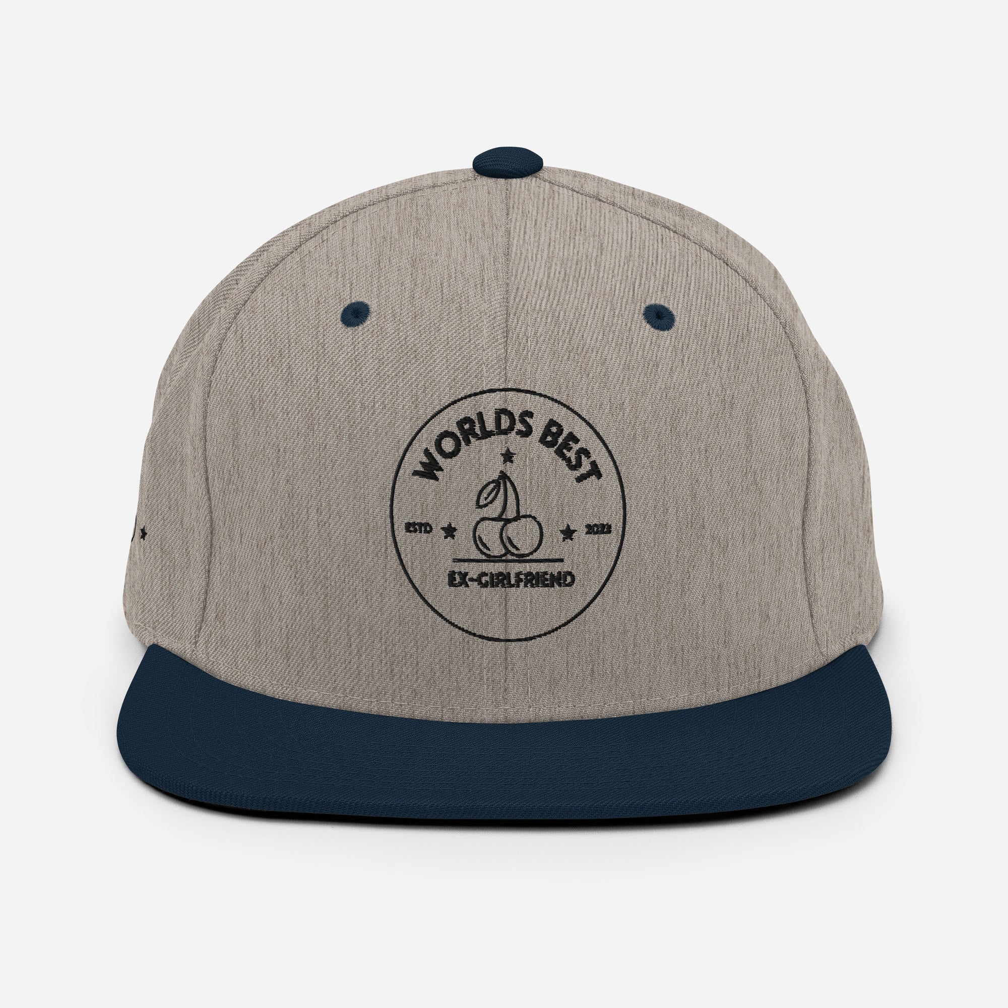 World's Best Ex-Girlfriend snapback hat, view 9 — Rose Gold Co