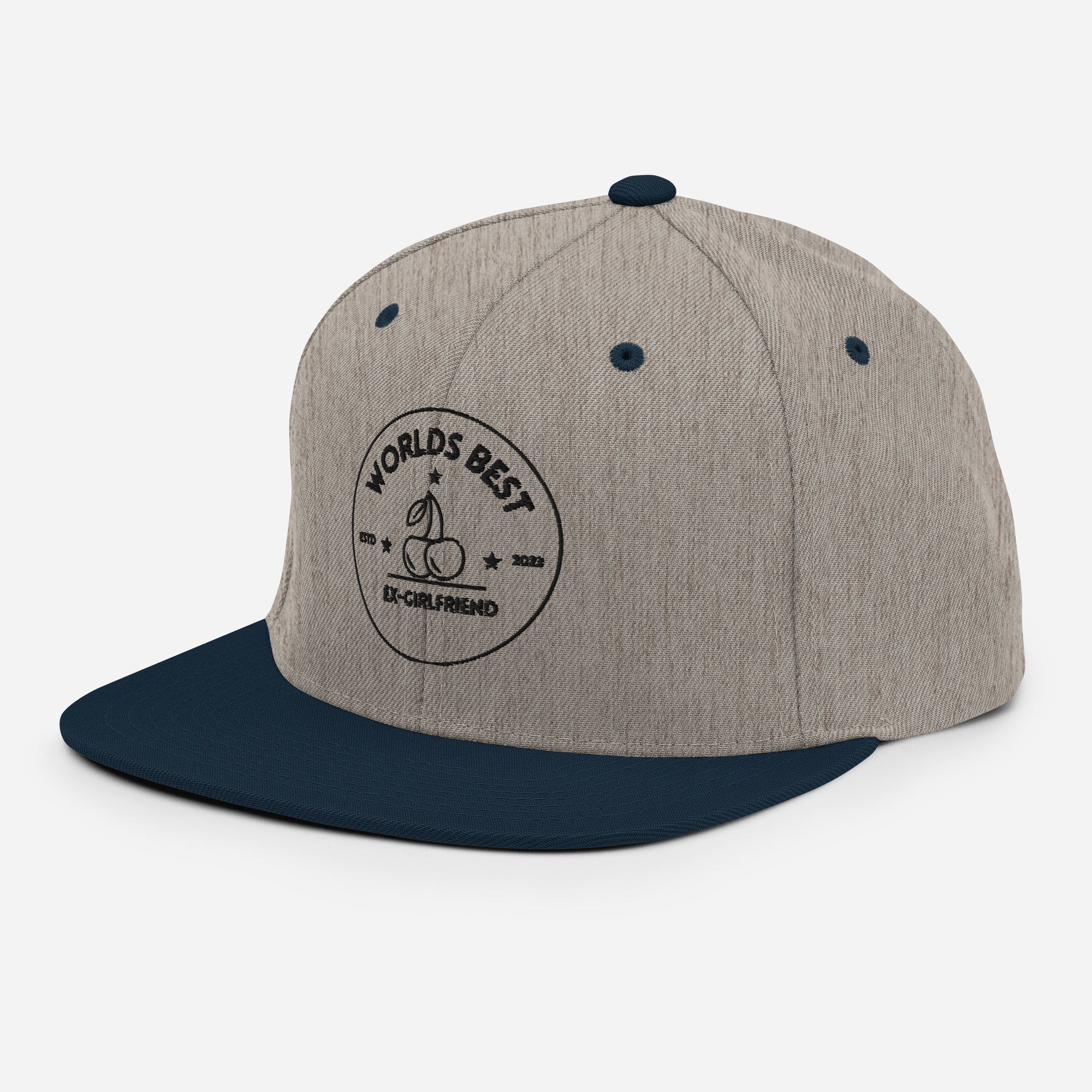World's Best Ex-Girlfriend snapback hat, view 10 — Rose Gold Co