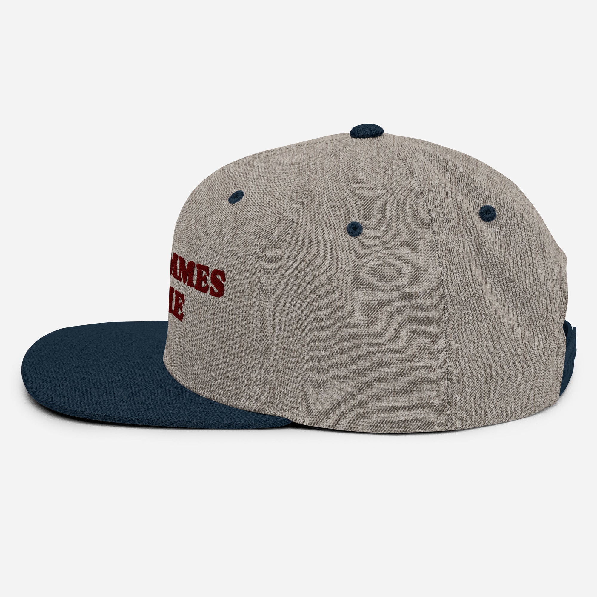 I Let Femmes Top Me snapback hat, view 11 — Rose Gold Co