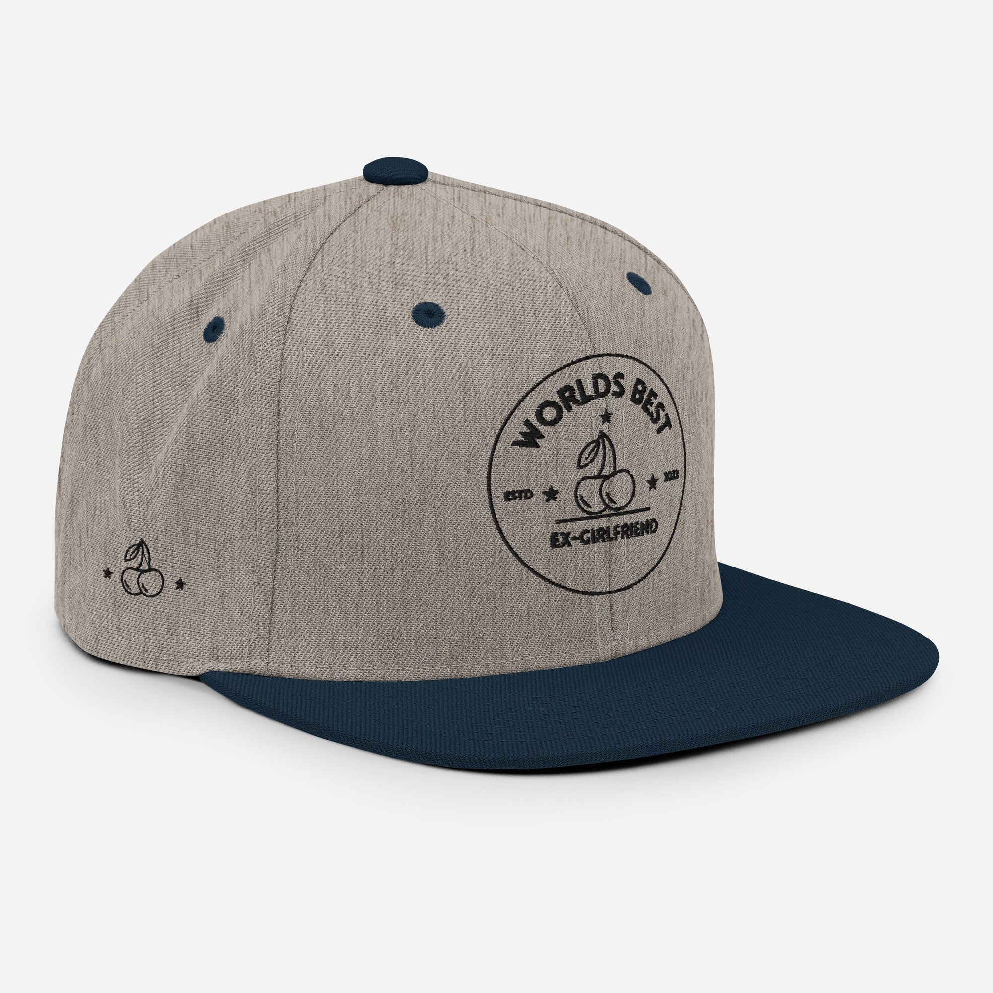 World's Best Ex-Girlfriend snapback hat, view 12 — Rose Gold Co