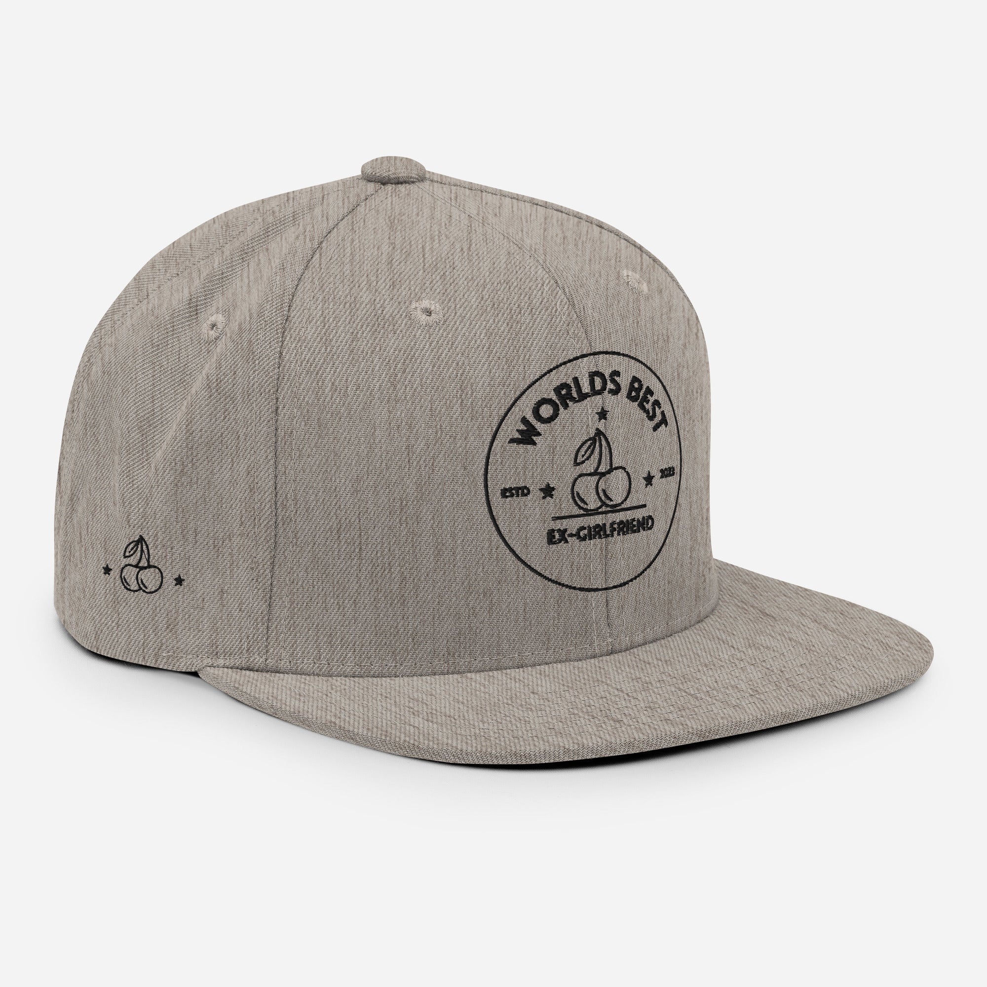 World's Best Ex-Girlfriend snapback hat, view 18 — Rose Gold Co