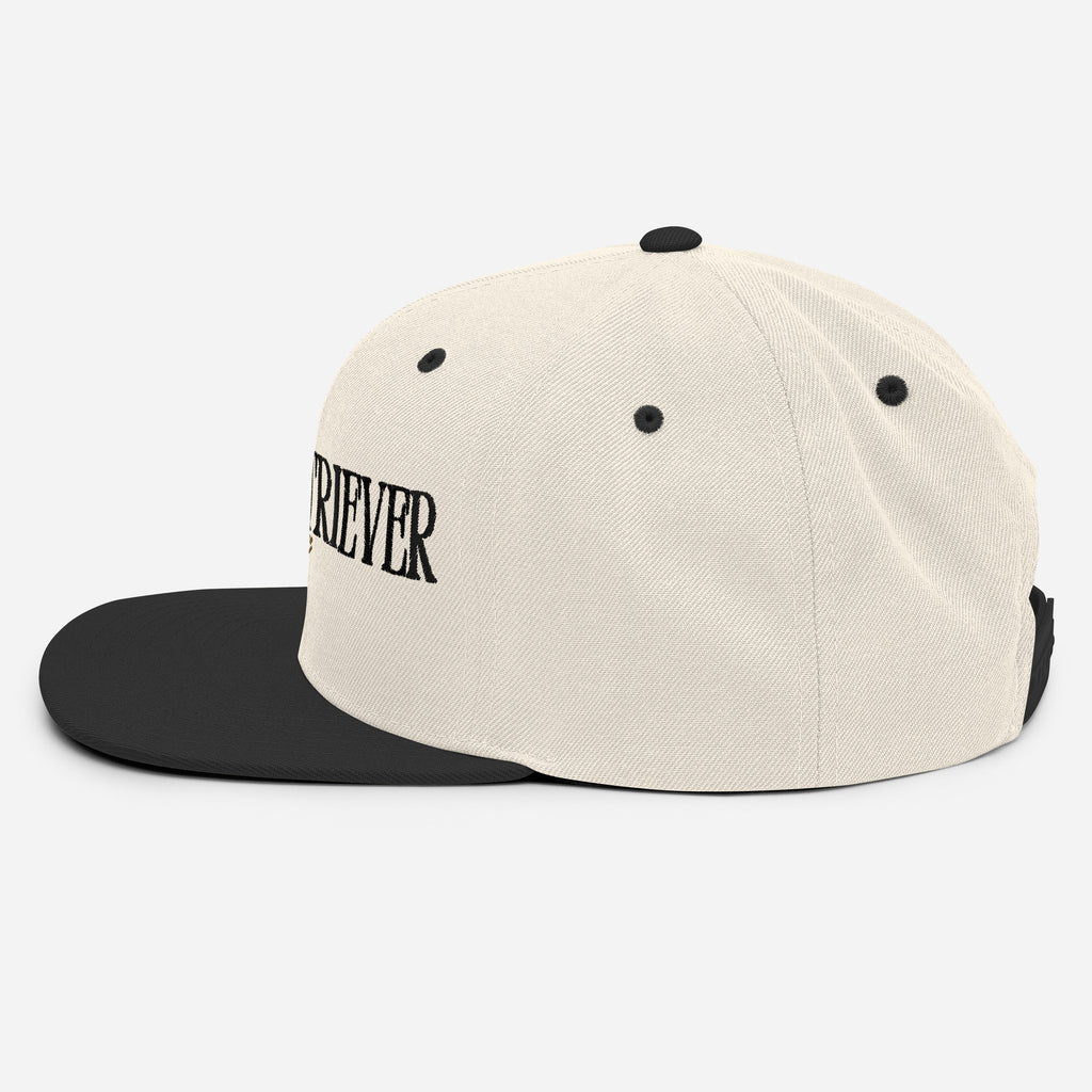 Golden Retriever Masc snapback hat, view 12 — Rose Gold Co