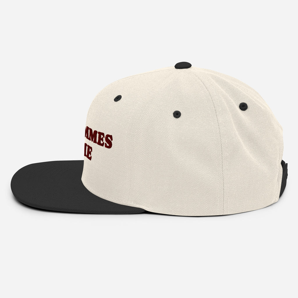 I Let Femmes Top Me Snapback | Structured Flat-Brim Hat