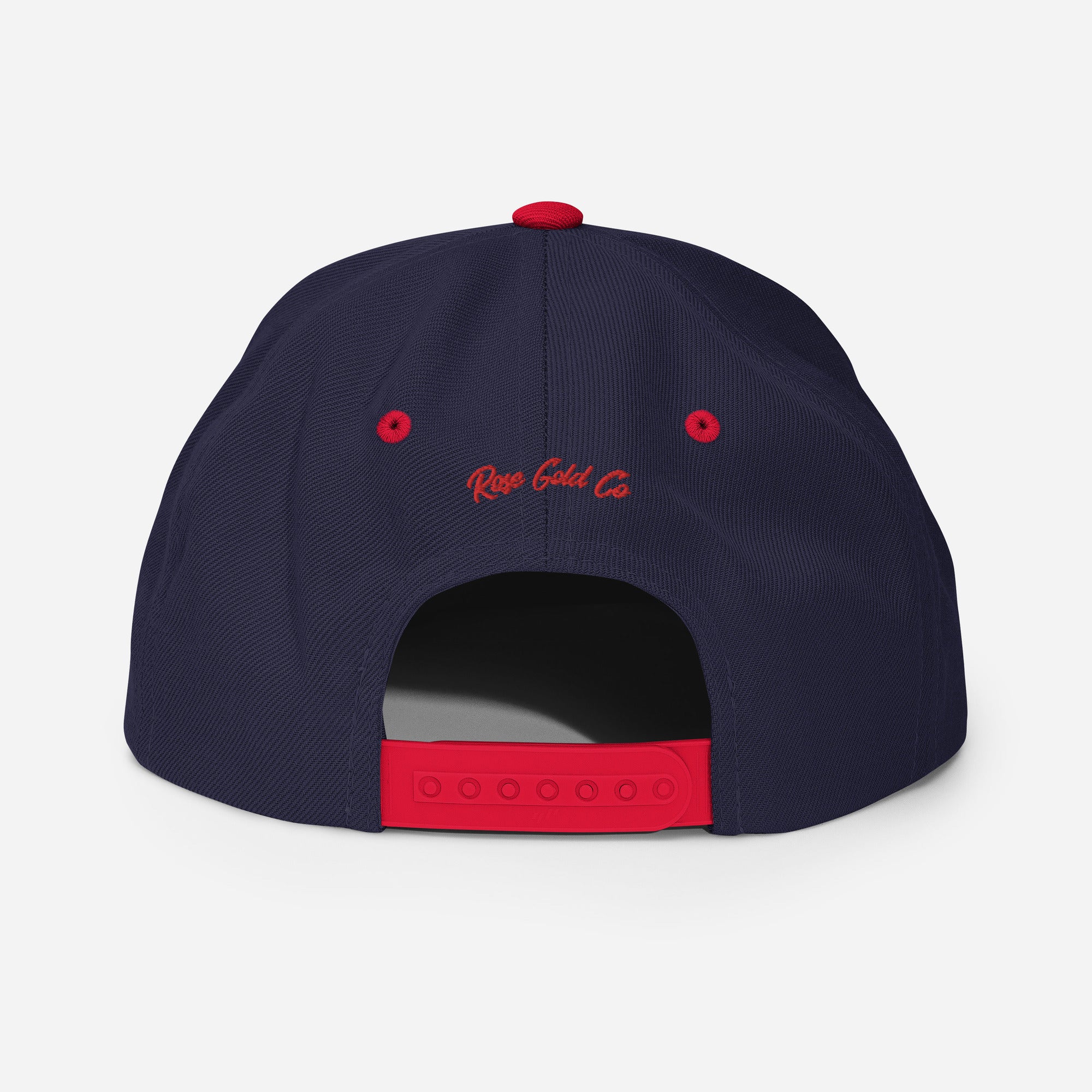 Cisn't Racin' Red Edition snapback hat, view 9 — Rose Gold Co