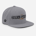 Golden Retriever Masc snapback hat, view 5 — Rose Gold Co