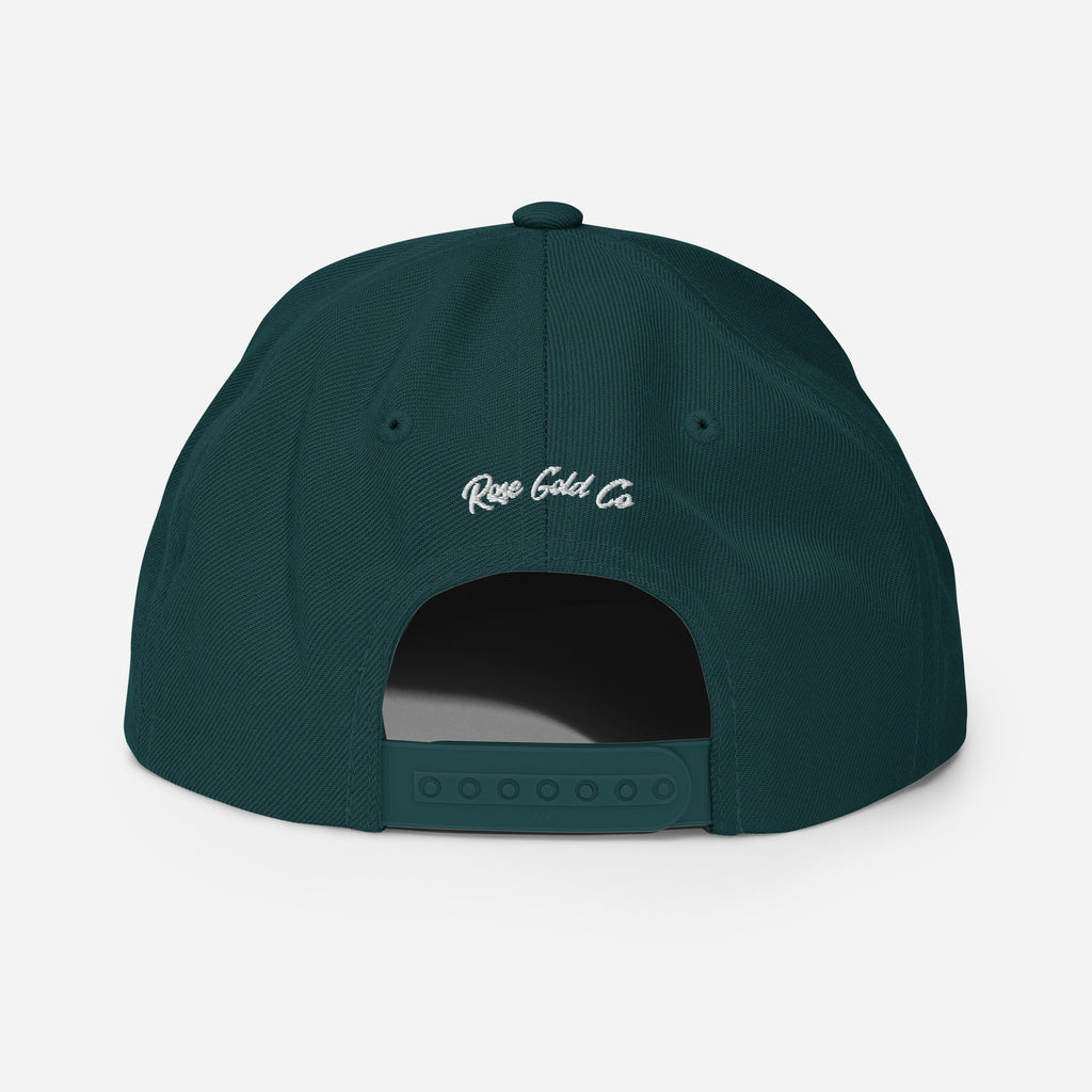 Cisn't snapback hat, view 19 — Rose Gold Co