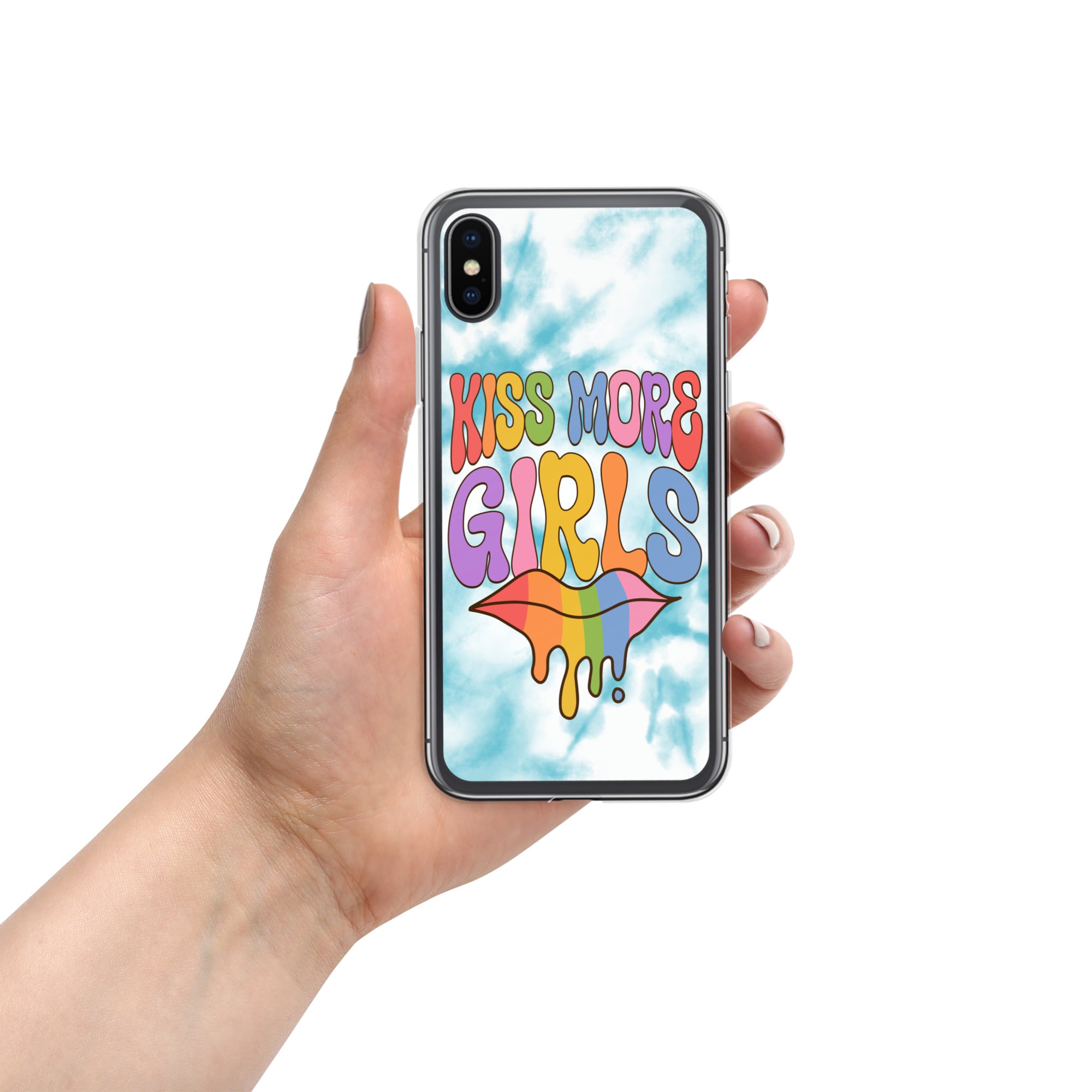 Kiss More Girls iPhone Case | Slim Protective Cover