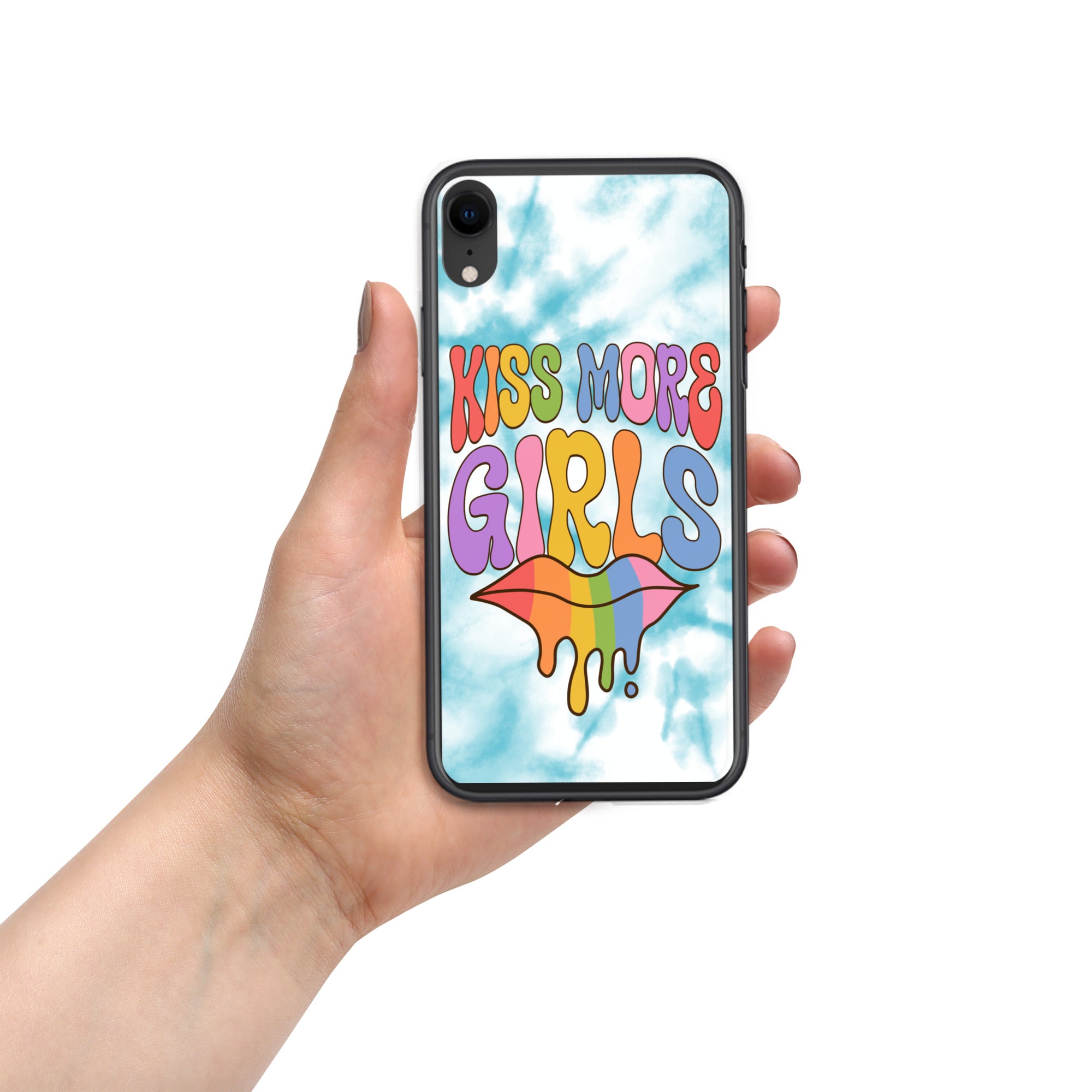 Kiss More Girls iPhone Case | Slim Protective Cover