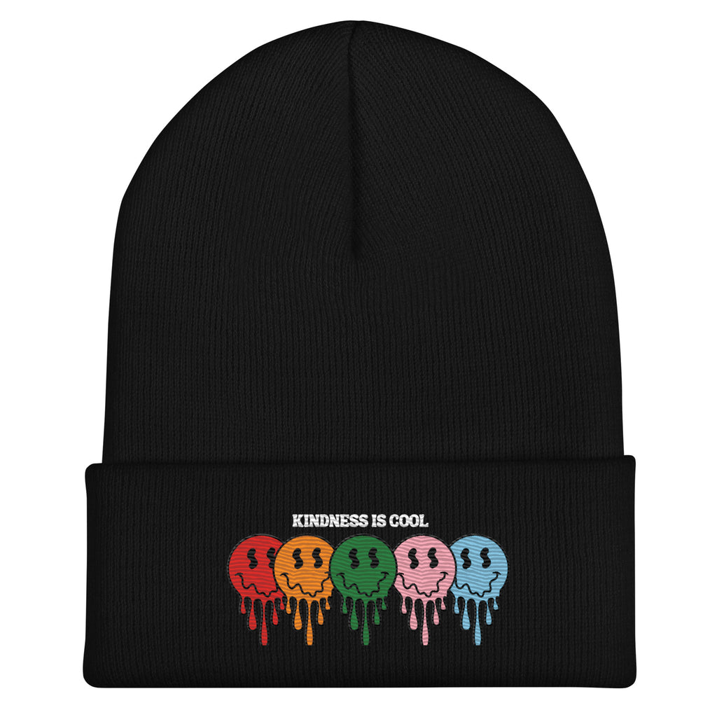 Kindness Is Cool cuffed beanie — Rose Gold Co