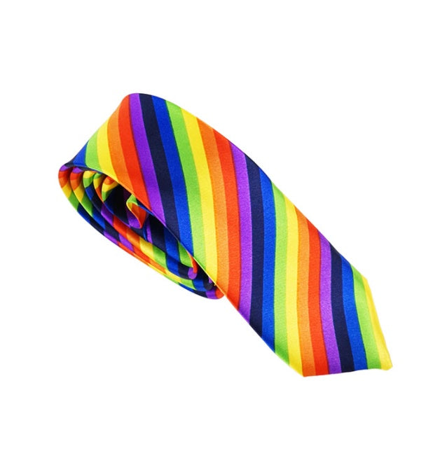 Gay Pride Rainbow Flag Tie - Rose Gold Co. Shop