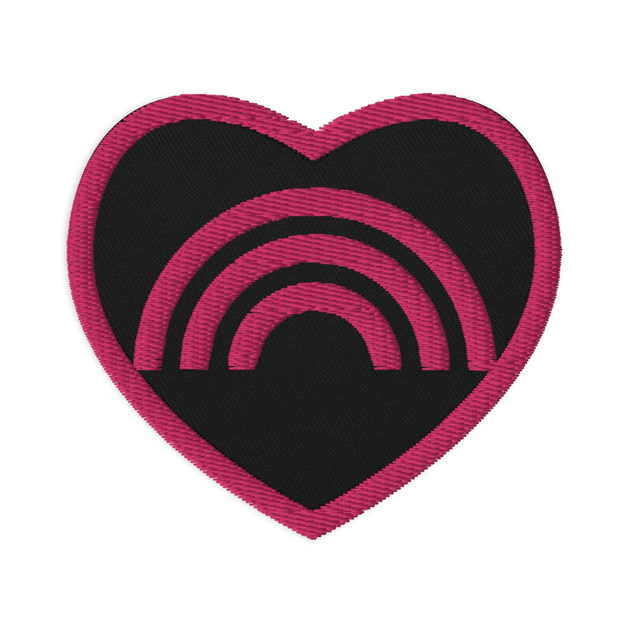 Simple rainbow embroidered patch — Rose Gold Co