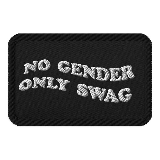 No Gender Only Swag Patch Embroidered patches - Rose Gold Co. Shop