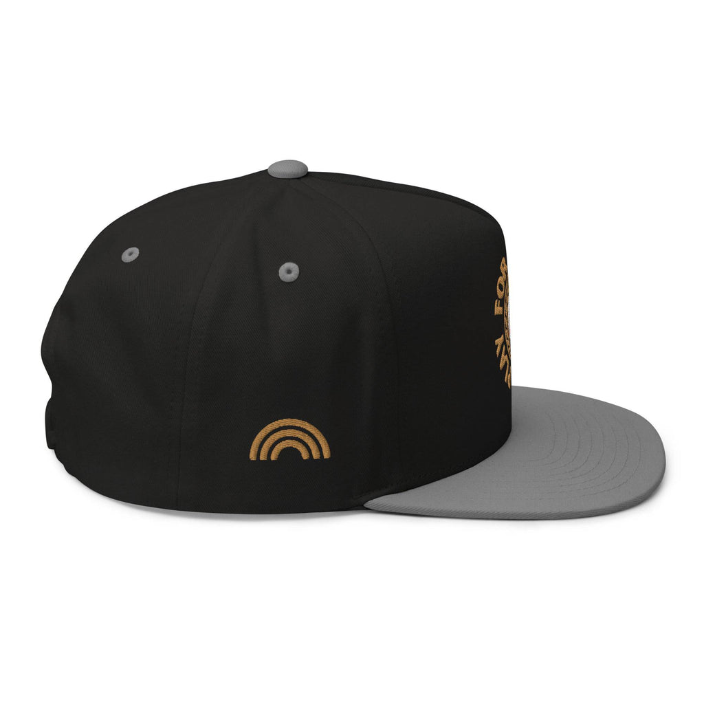 I Play For The Same Team flat bill cap, view 6 — Rose Gold Co