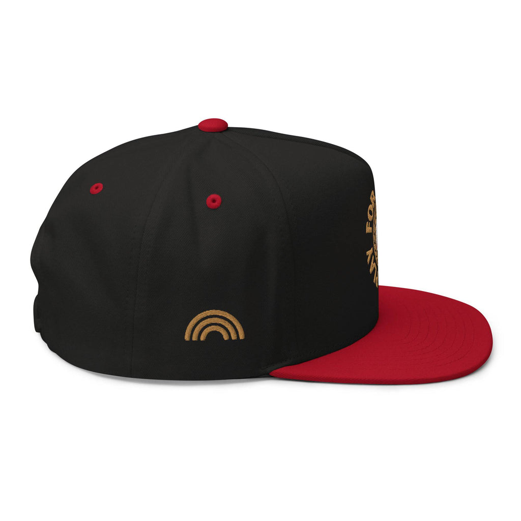 I Play For The Same Team flat bill cap, view 9 — Rose Gold Co