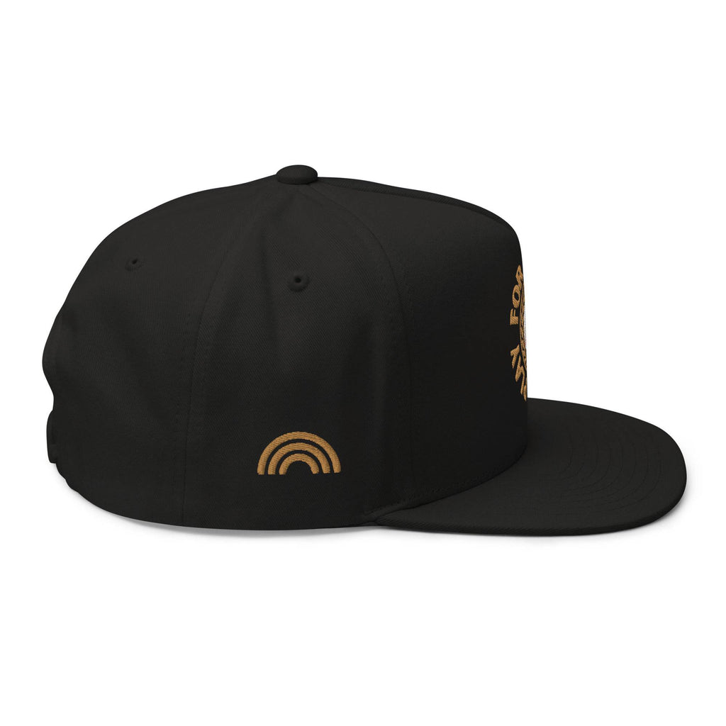 I Play For The Same Team flat bill cap, view 4 — Rose Gold Co