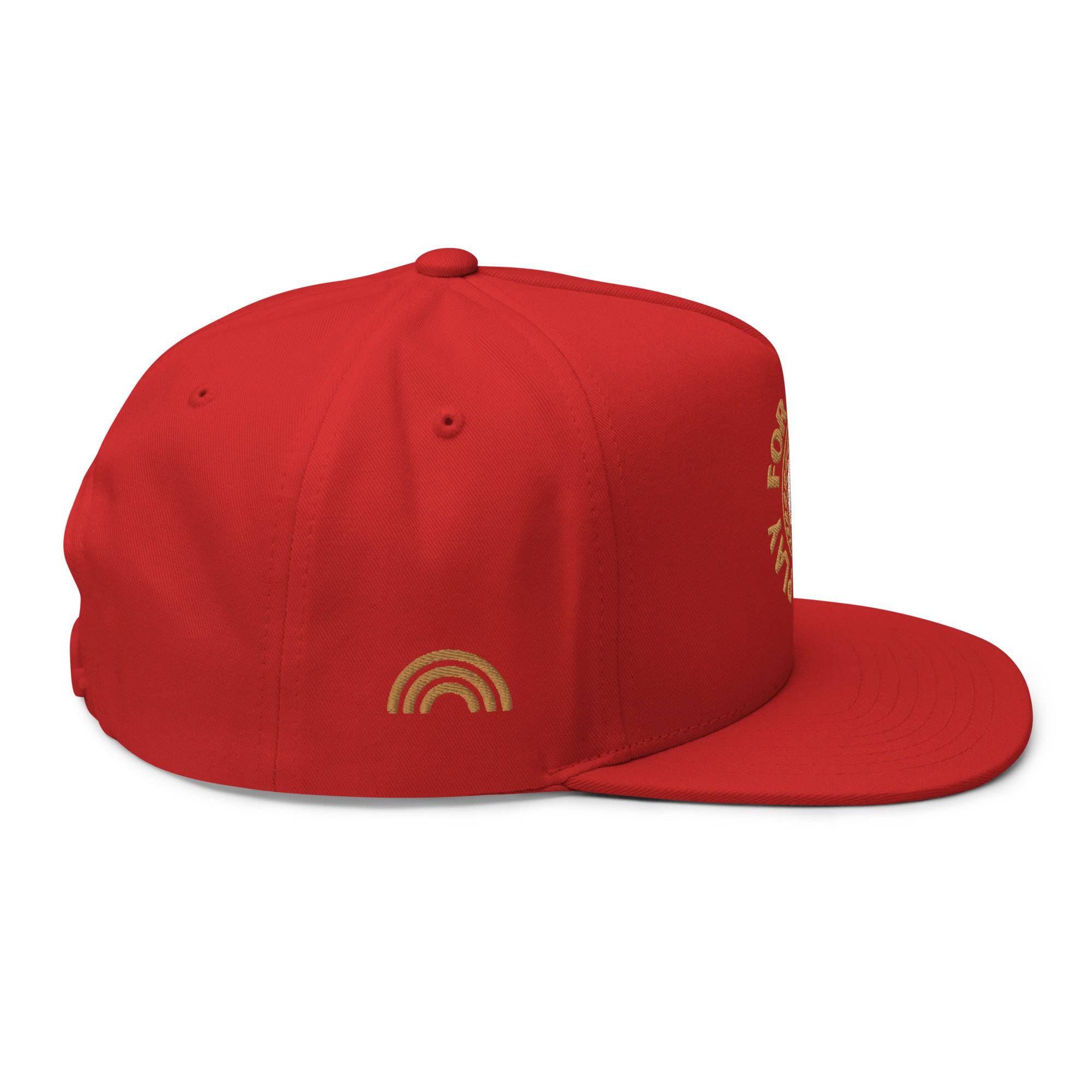 I Play For The Same Team flat bill cap, view 15 — Rose Gold Co