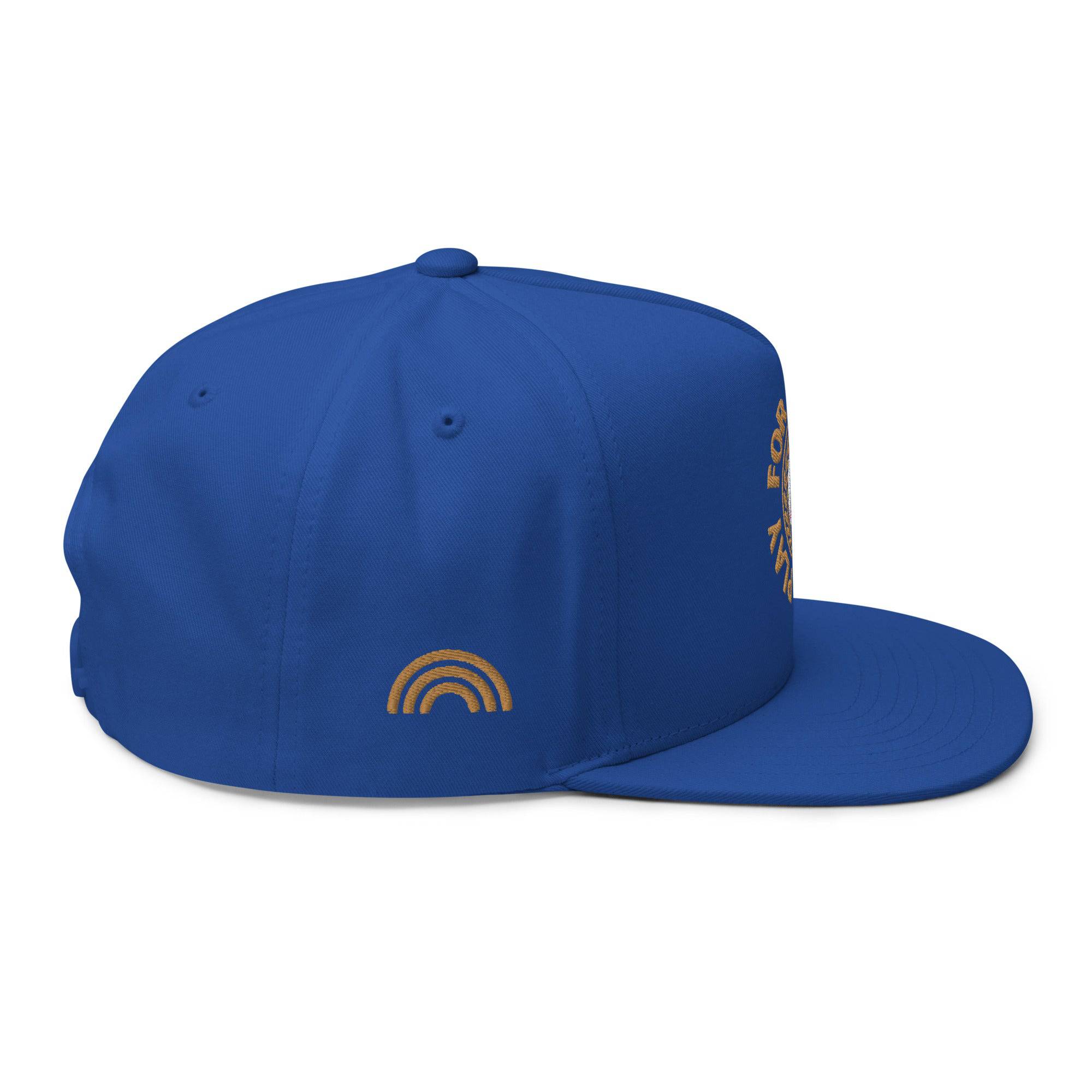 I Play For The Same Team flat bill cap, view 12 — Rose Gold Co