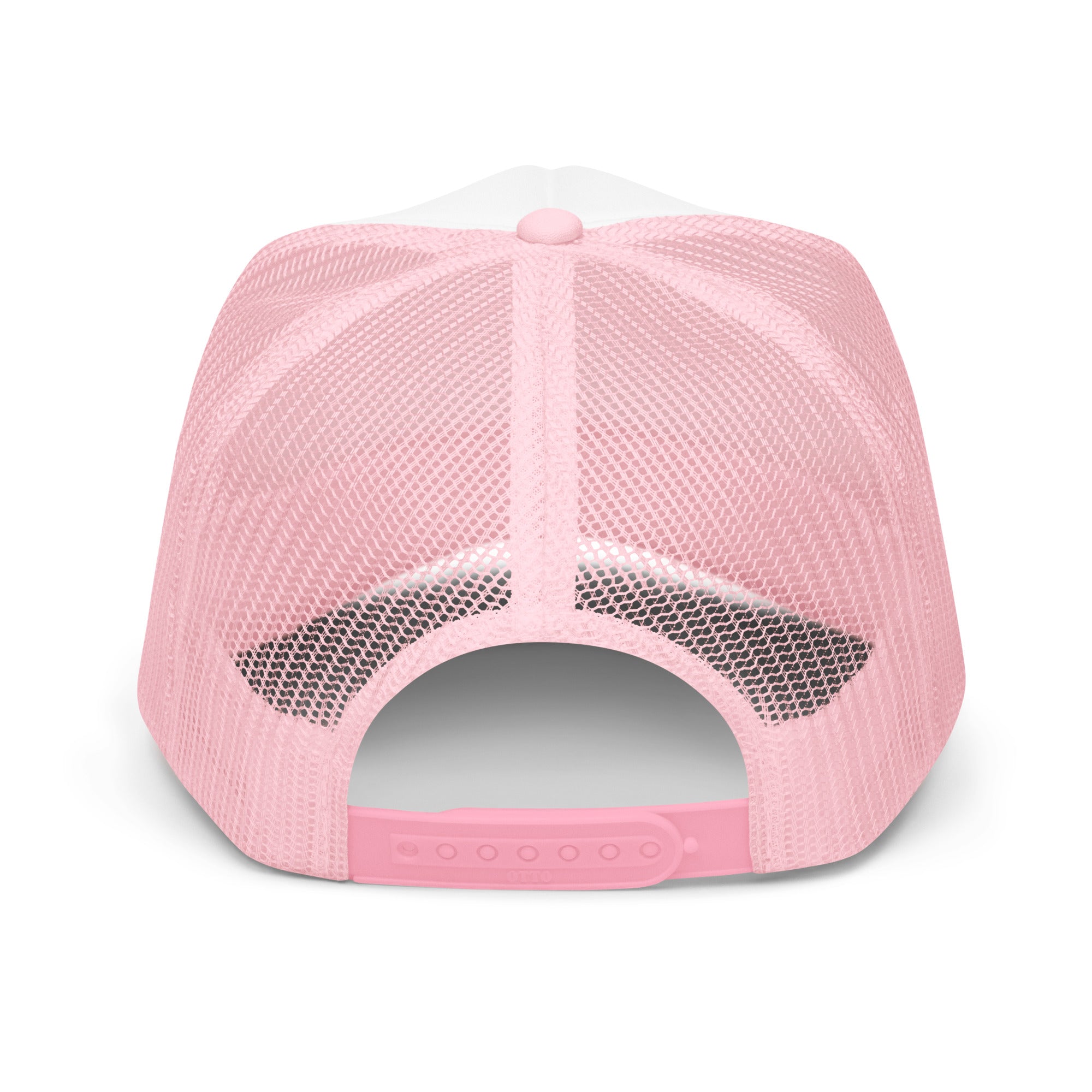 Y'all Means All embroidered trucker hat, view 6 — Rose Gold Co