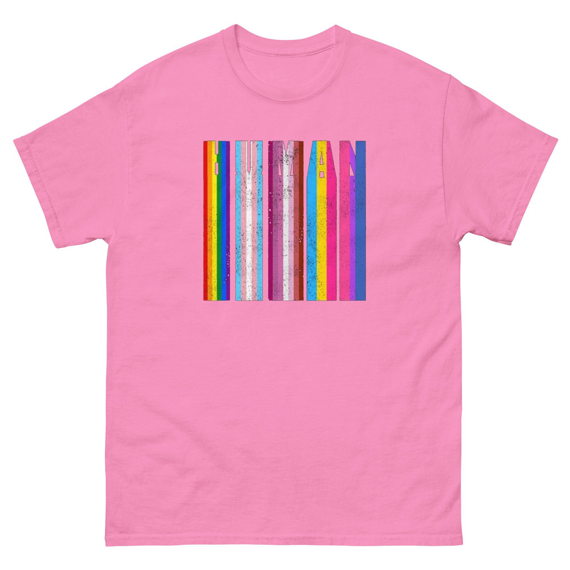 Human Melting Flag tee, view 6 — Rose Gold Co