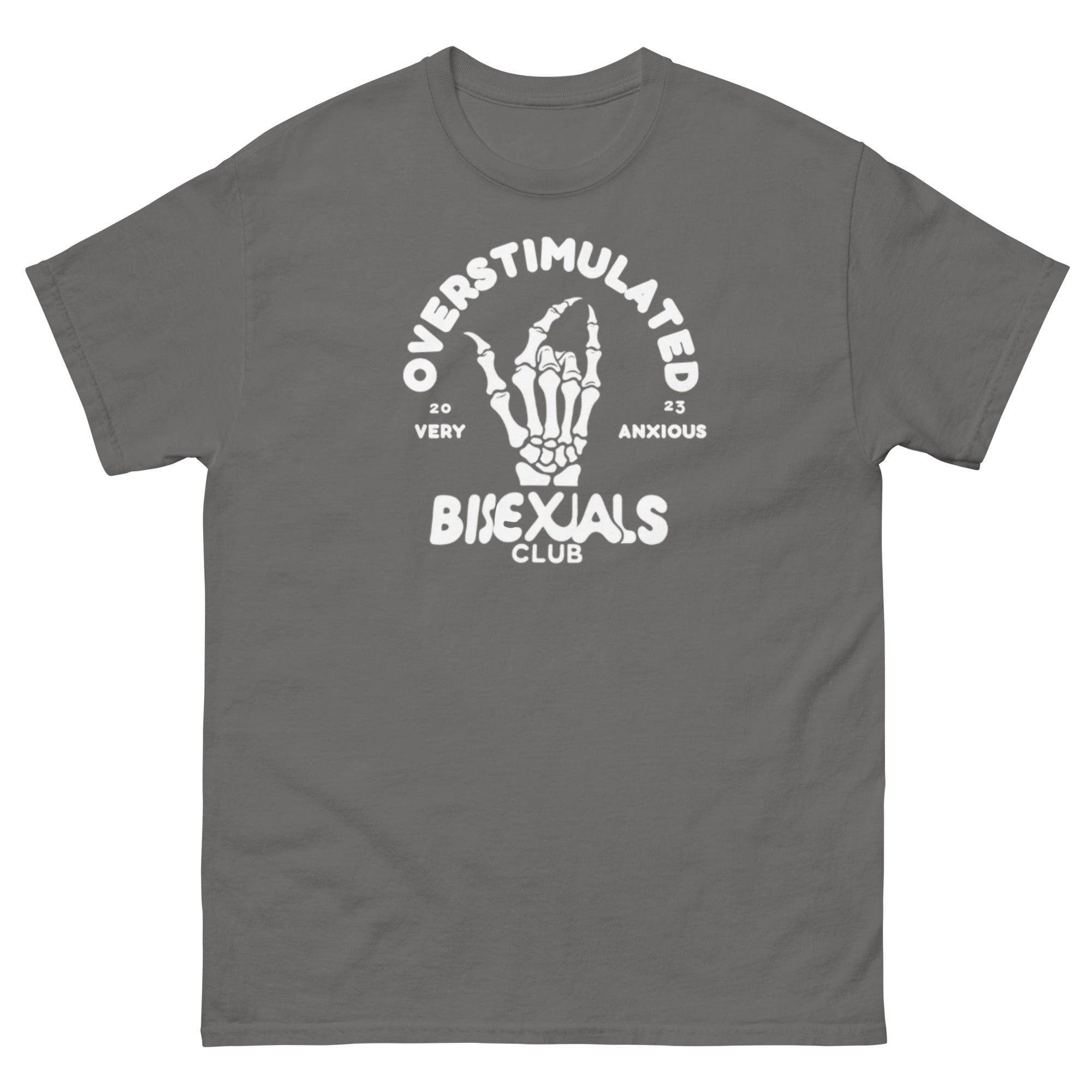 Overstimulated Bisexuals Club tee, view 8 — Rose Gold Co