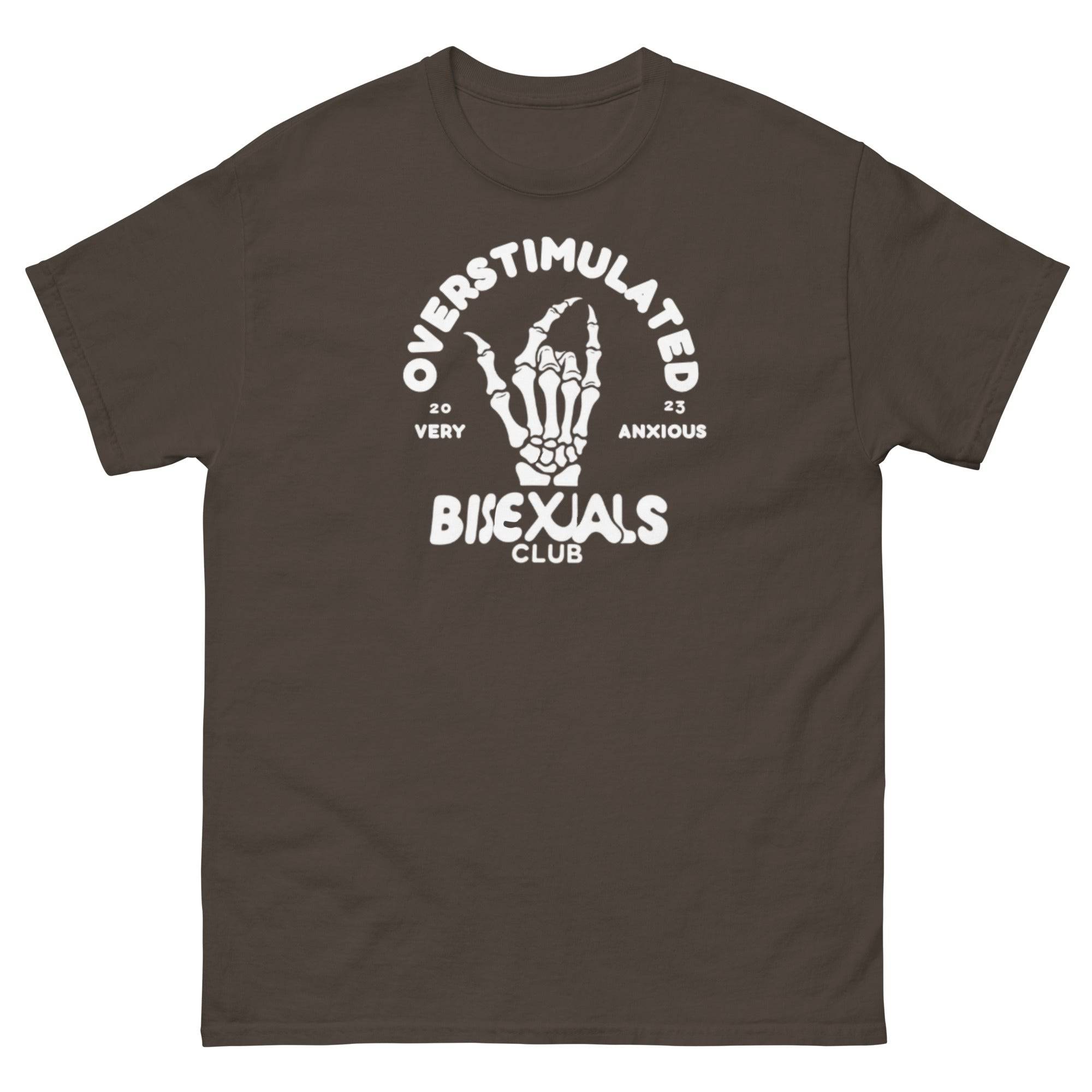 Overstimulated Bisexuals Club tee, view 7 — Rose Gold Co