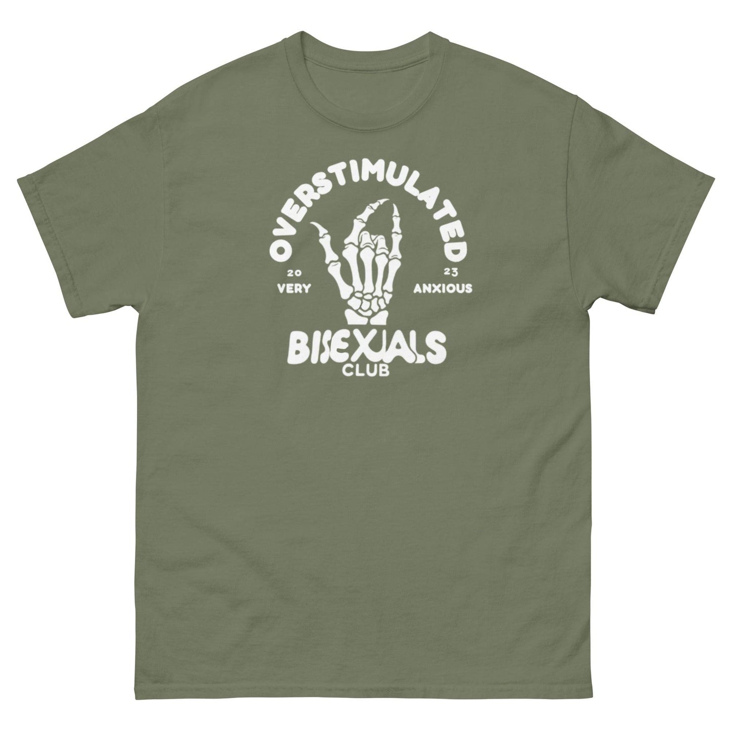 Overstimulated Bisexuals Club classic tee - Rose Gold Co. Shop