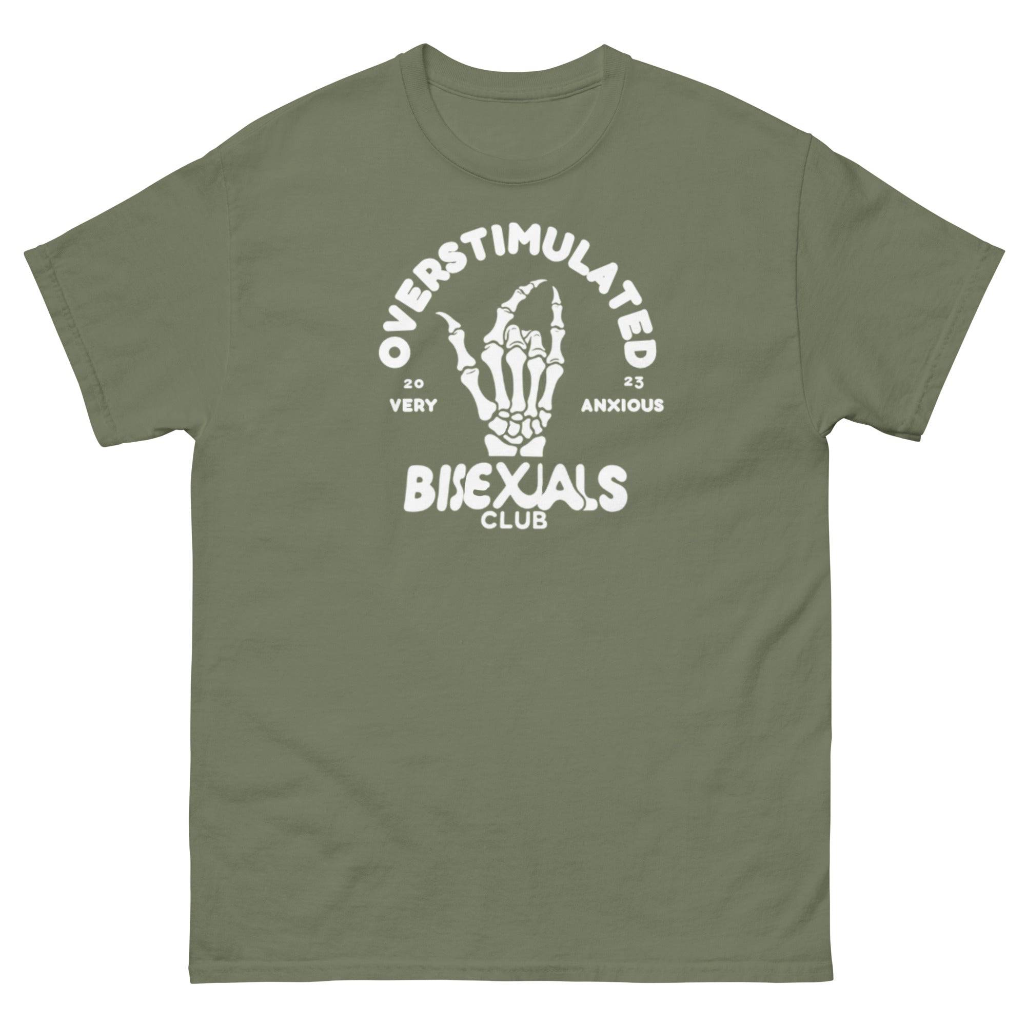 Overstimulated Bisexuals Club tee, view 9 — Rose Gold Co
