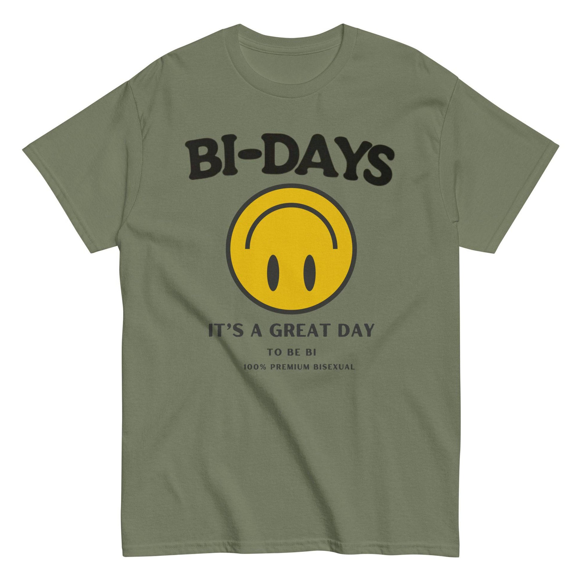 Bi Days Smiley classic tee - Rose Gold Co. Shop
