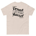 Trans Lives Matter tee, view 2 — Rose Gold Co
