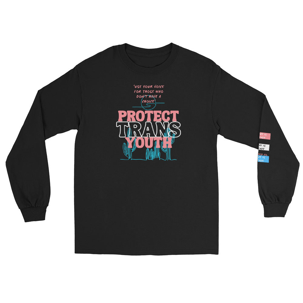Protect Trans Youth Unisex Long Sleeve Shirt