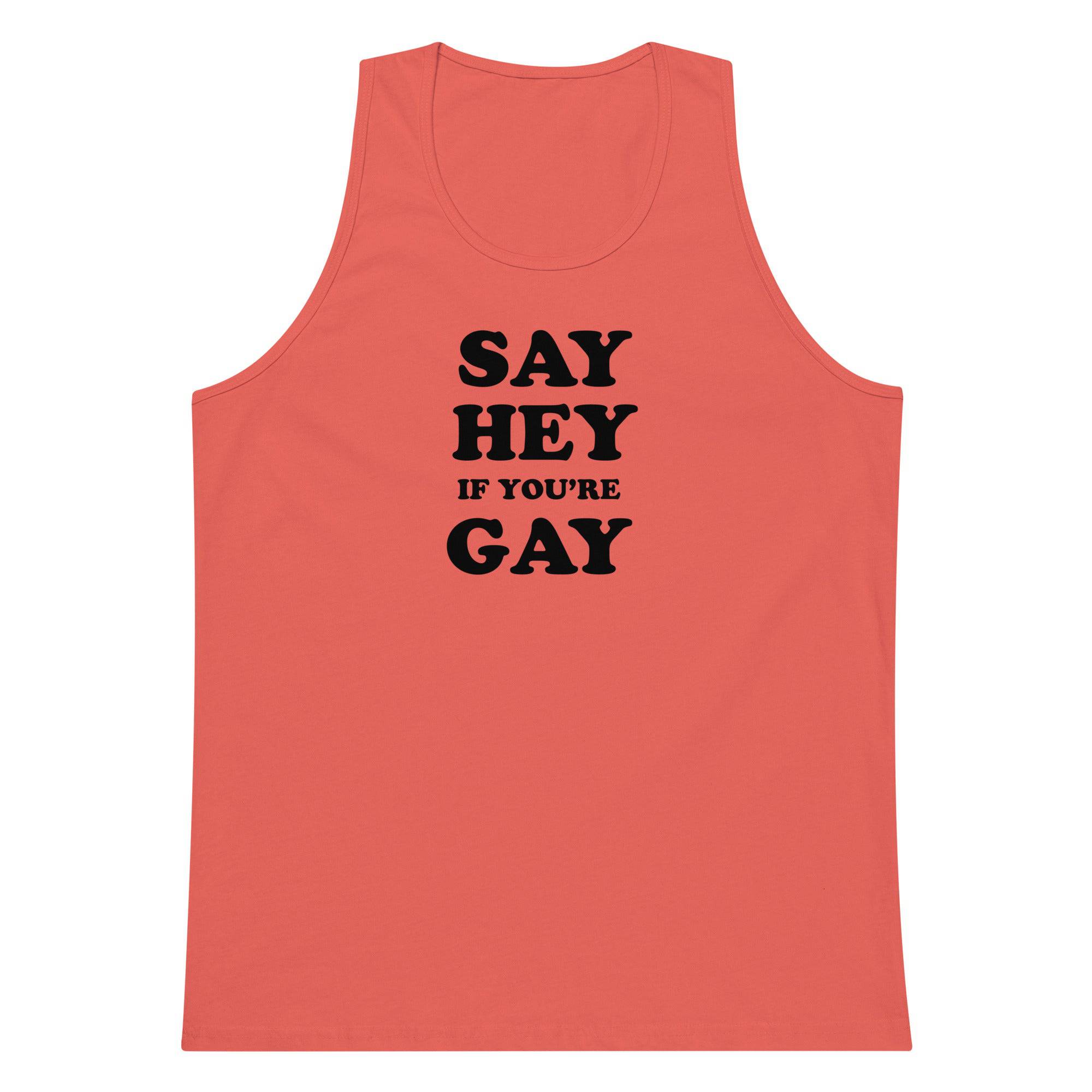 Sounds Gay, I'm In tank top, view 3 — Rose Gold Co