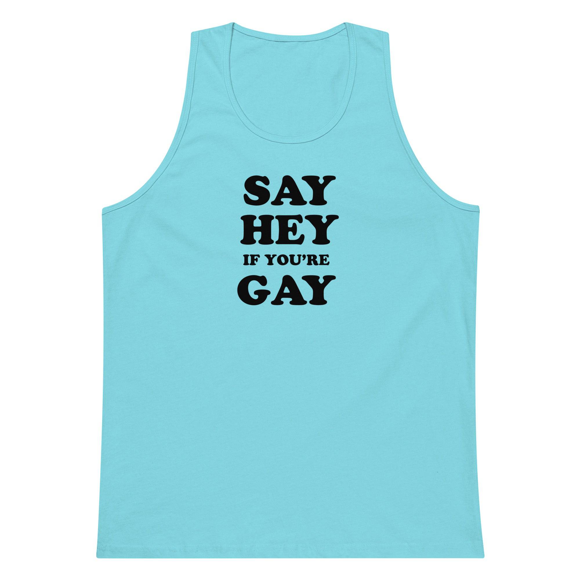 Sounds Gay, I'm In tank top, view 5 — Rose Gold Co