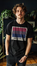 Not A Phase bisexual pride polaroid tee — Rose Gold Co