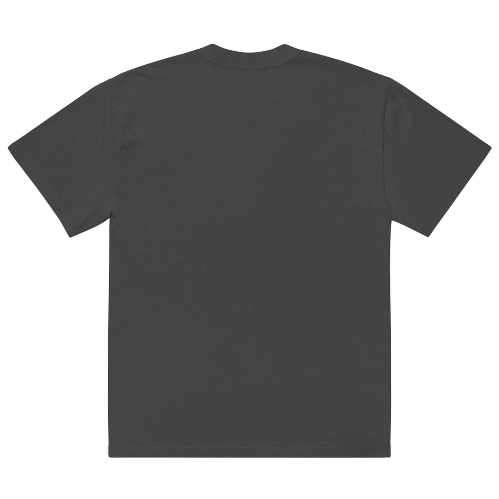Walqueens oversized faded embroidered tee, view 7 — Rose Gold Co