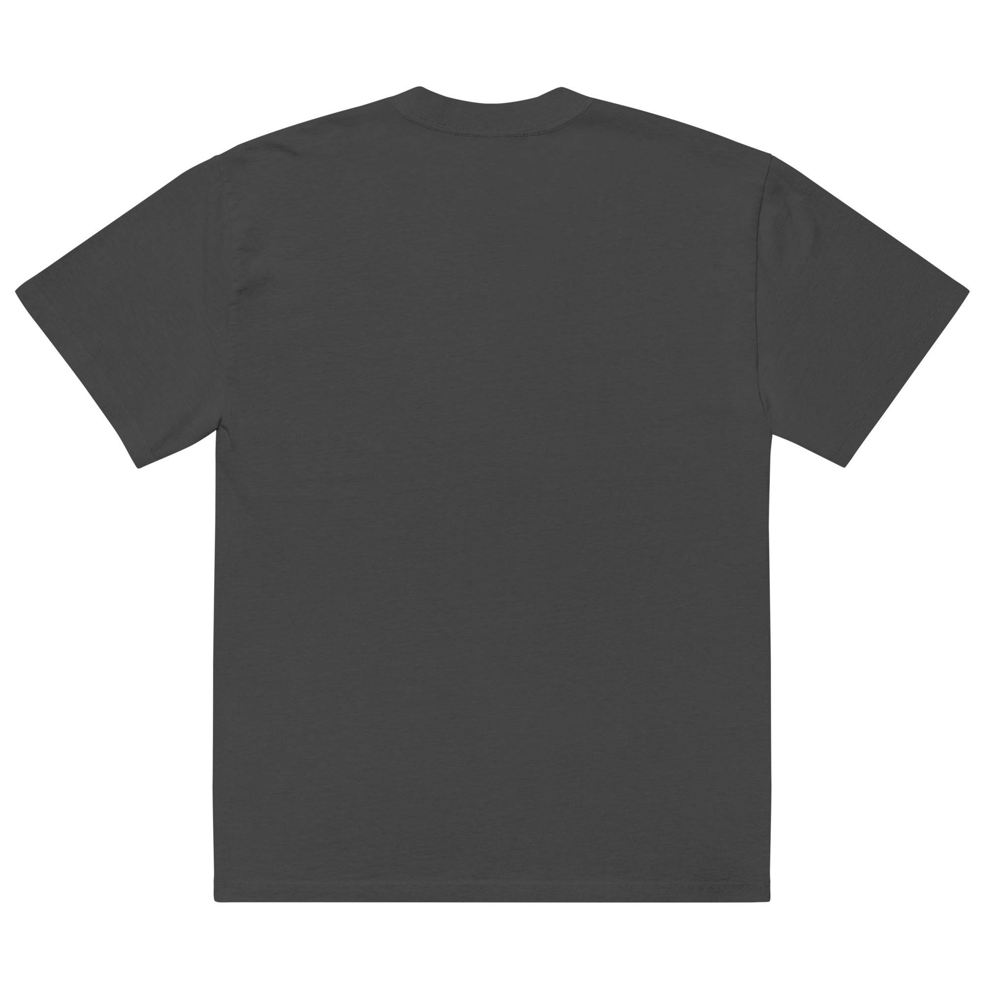 Walqueens oversized faded embroidered tee, view 7 — Rose Gold Co