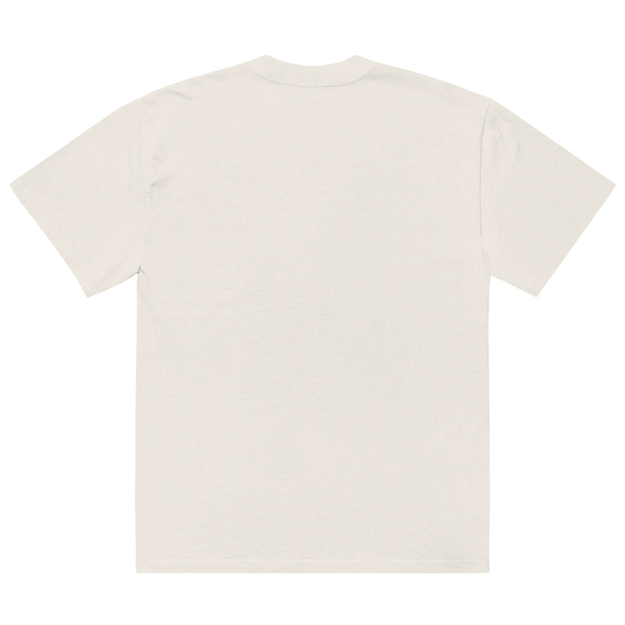 Walqueens oversized faded embroidered tee, view 14 — Rose Gold Co