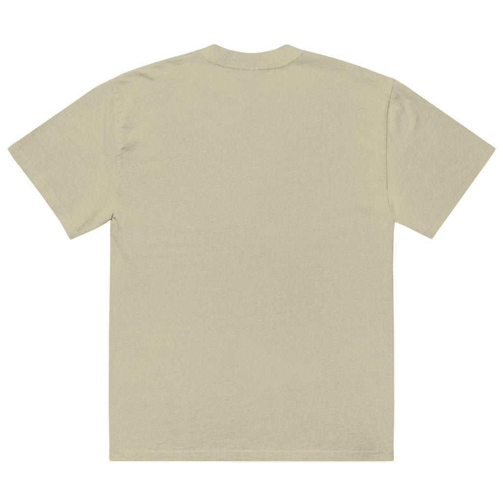 Walqueens oversized faded embroidered tee, view 13 — Rose Gold Co