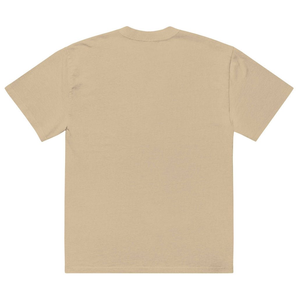 Walqueens oversized faded embroidered tee, view 11 — Rose Gold Co