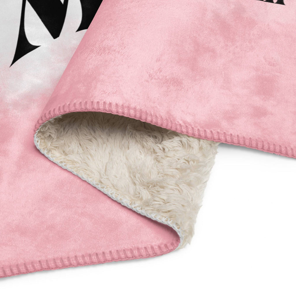 Trans Lives Matter sherpa blanket, view 8 — Rose Gold Co