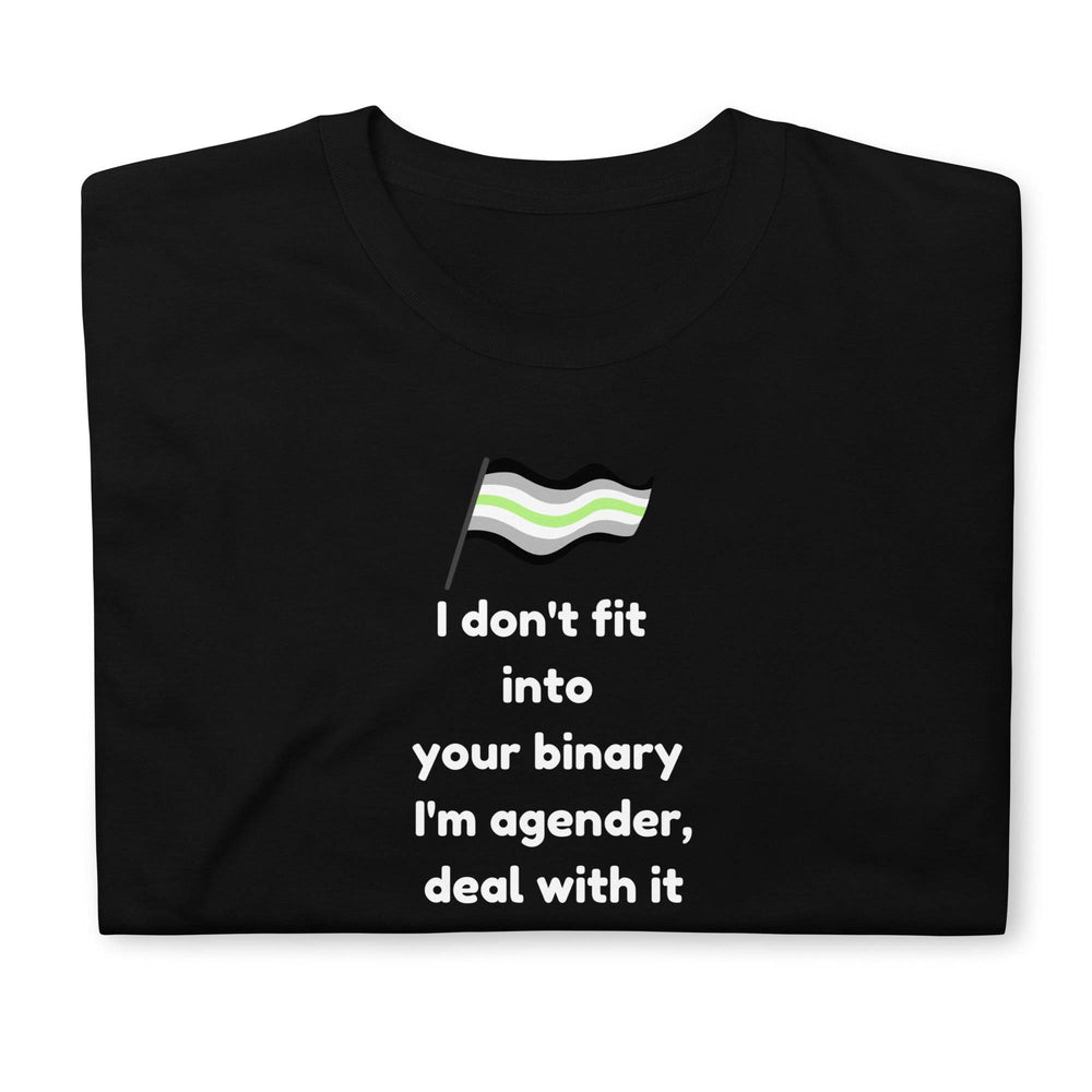 Agender Deal with It Shirt