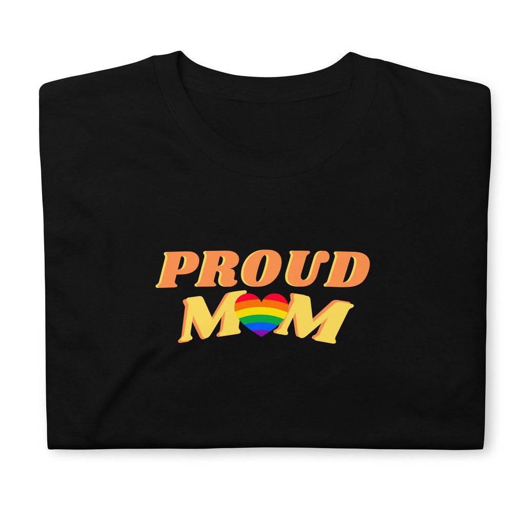 Proud Mom rainbow pride t-shirt, view 3 — Rose Gold Co