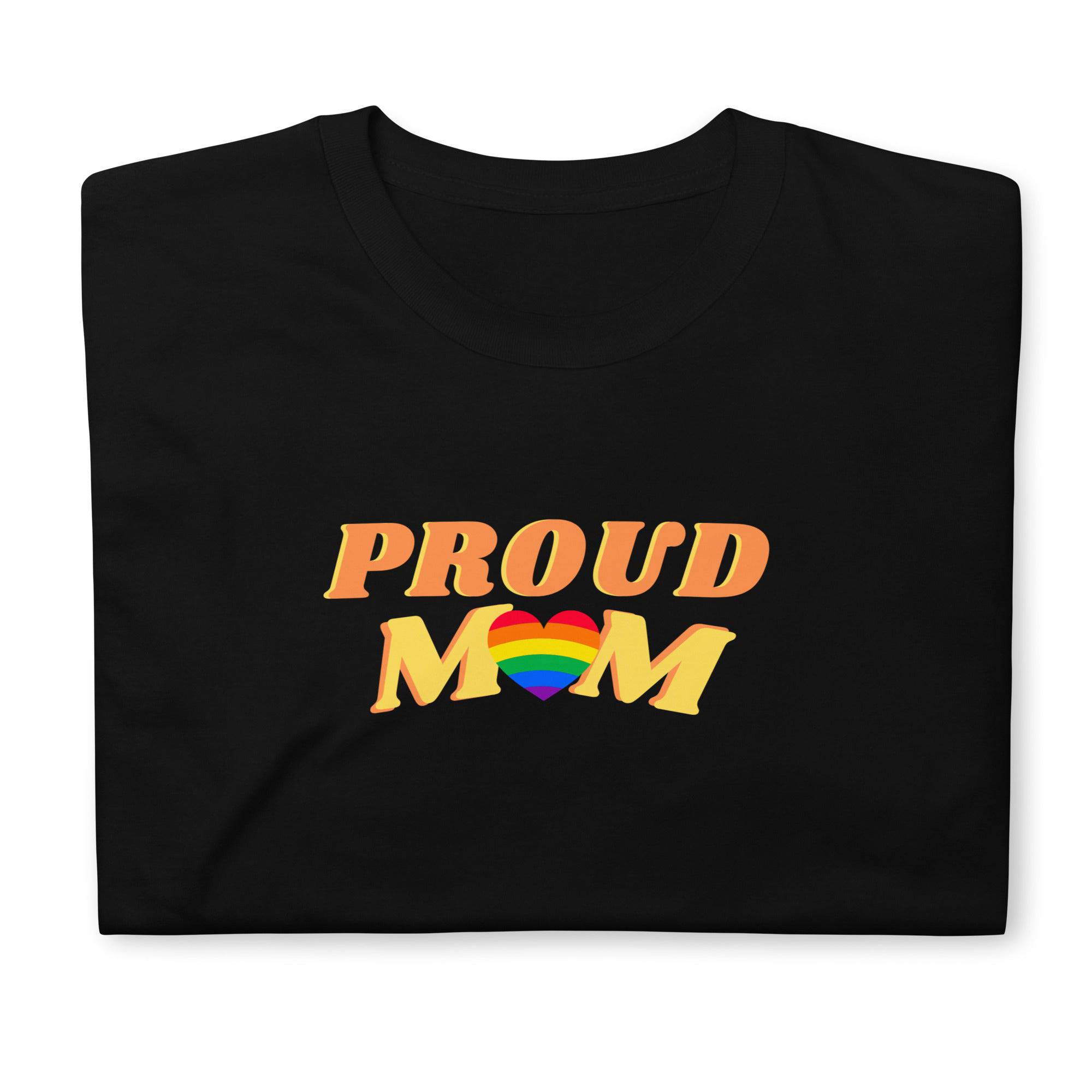 Proud Mom rainbow pride t-shirt, view 3 — Rose Gold Co