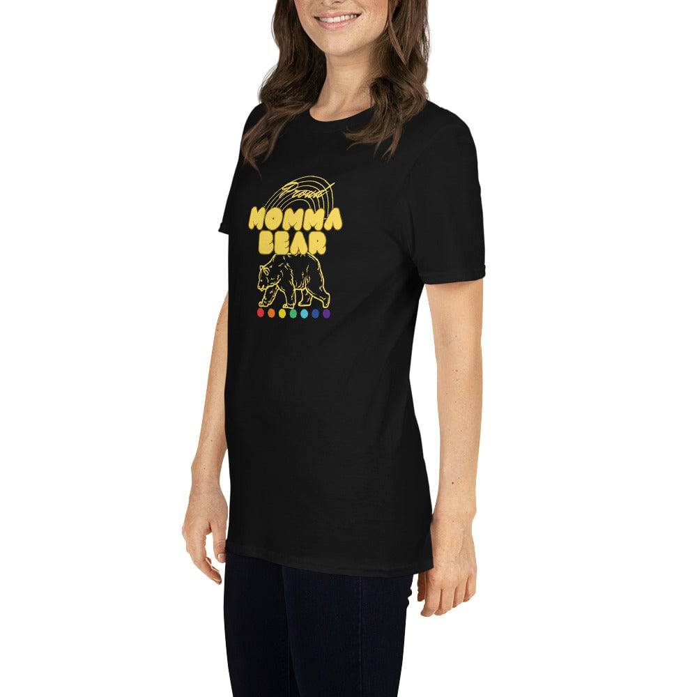 Momma Bear proud mom ally t-shirt, view 7 — Rose Gold Co