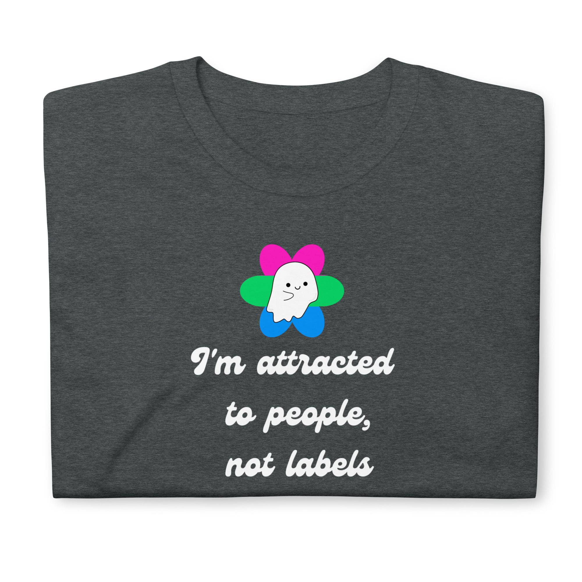 People Not Labels polysexual tee, view 7 — Rose Gold Co