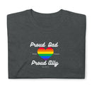 Proud Dad Ally Pride Short-Sleeve Unisex T-Shirt - Rose Gold Co. Shop